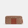 Essential Slim Accordion Zip Plånbok i Signature Canvas