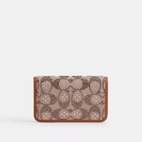Essential Slim-kortfodral i Crystal Signature Jacquard