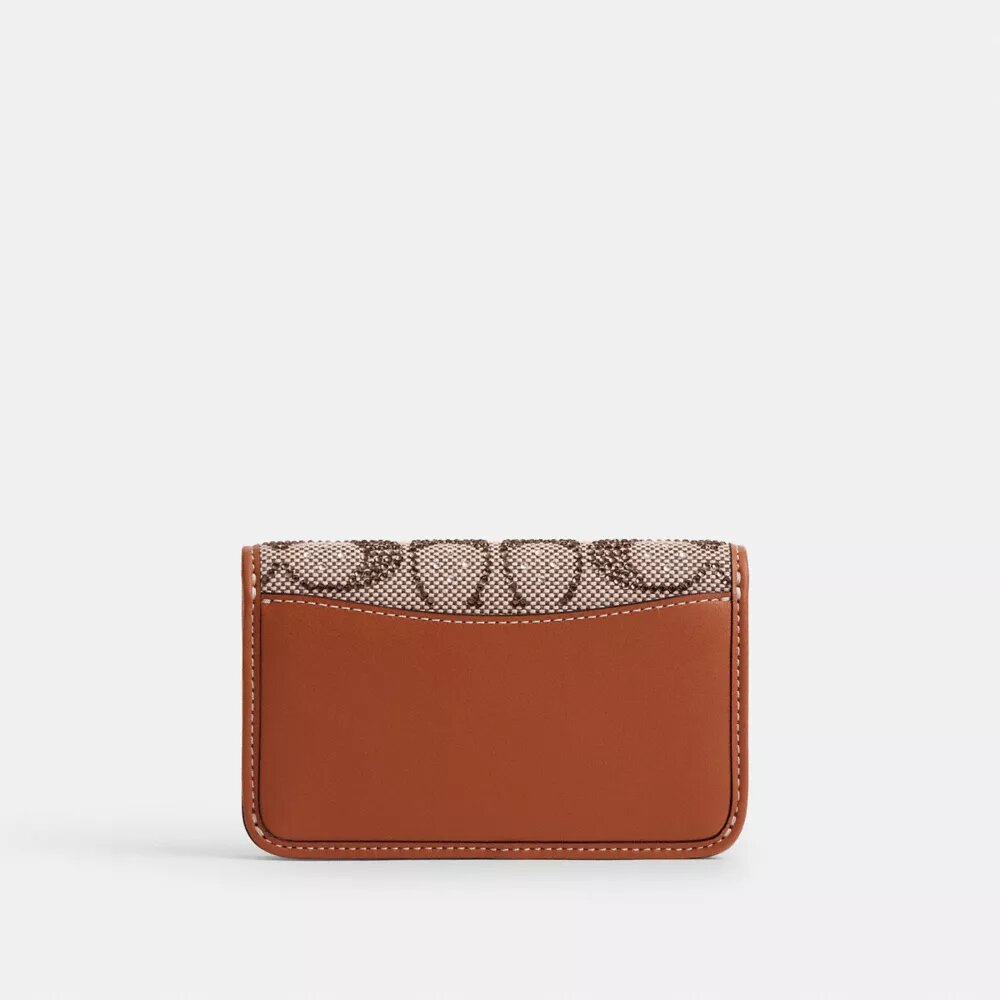 Essential Slim-kortfodral i Crystal Signature Jacquard