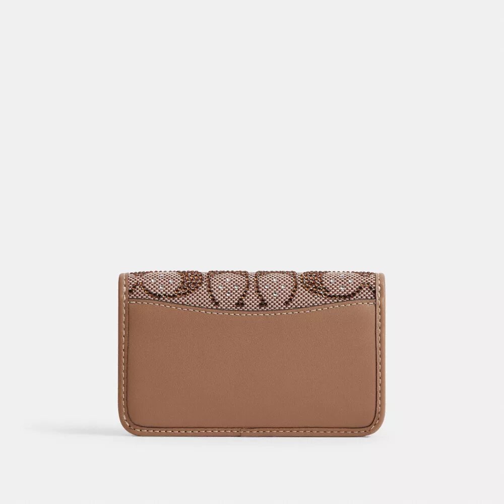 Essential Slim-kortfodral i Crystal Signature Jacquard