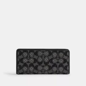 Essential Slim-plånbok i Crystal Signature-jacquard