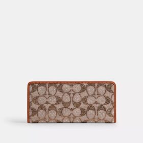 Essential Slim-plånbok i Crystal Signature-jacquard