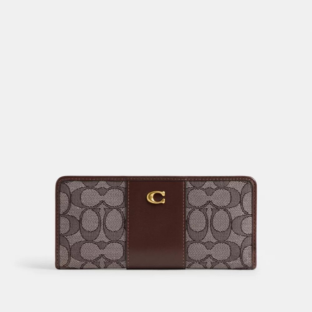 Essential Slim Plånbok i vår signaturjacquard