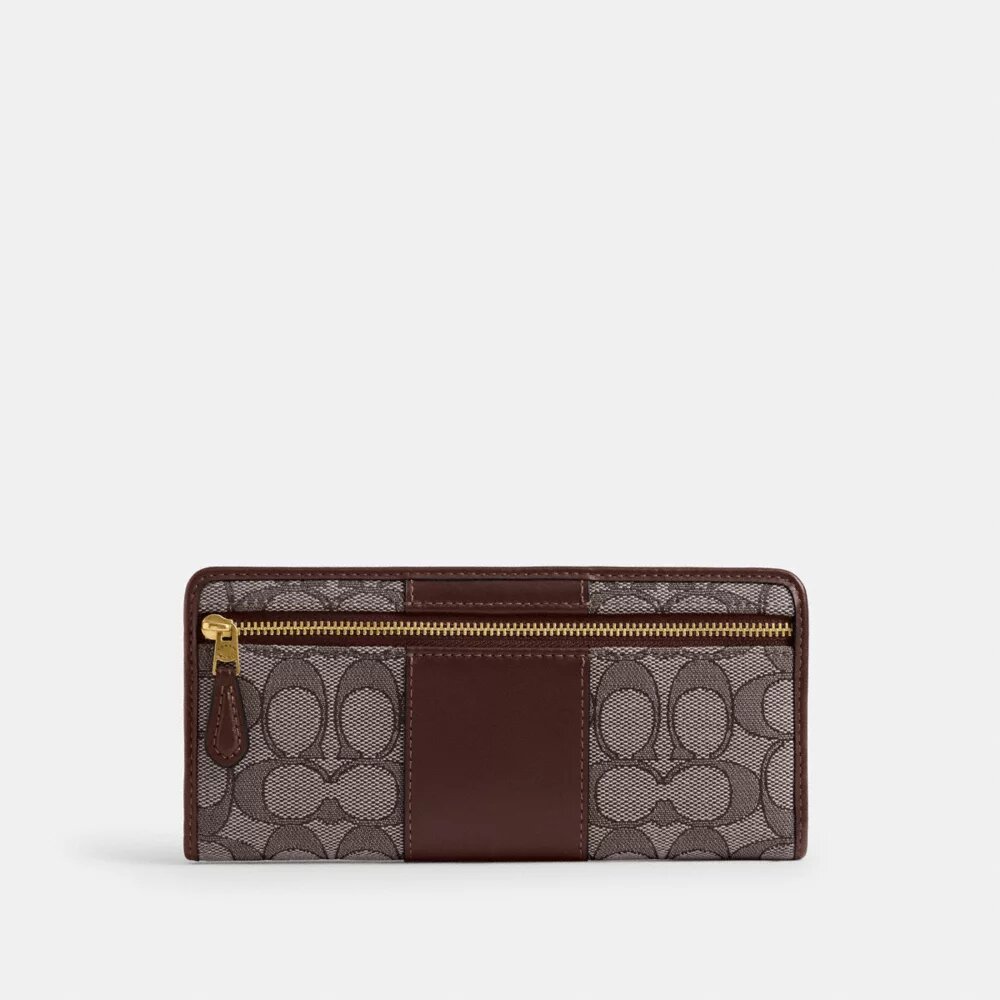 Essential Slim Plånbok i vår signaturjacquard