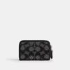Essential Small kortfodral med dragkedja runt om i Crystal Signature-jacquard