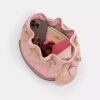 Evelyn-axelremsväskor i Loved Denim med quiltning och smycken