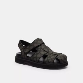 Fiskarsandal i signaturjacquard