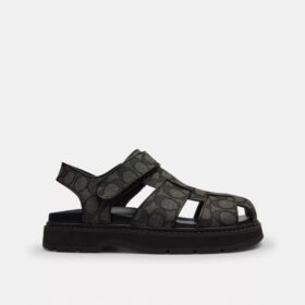 Fiskarsandal i signaturjacquard