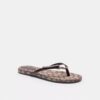 Flip-flops med rosett i Signature Jacquard