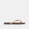 Flip-flops med rosett i Signature Jacquard