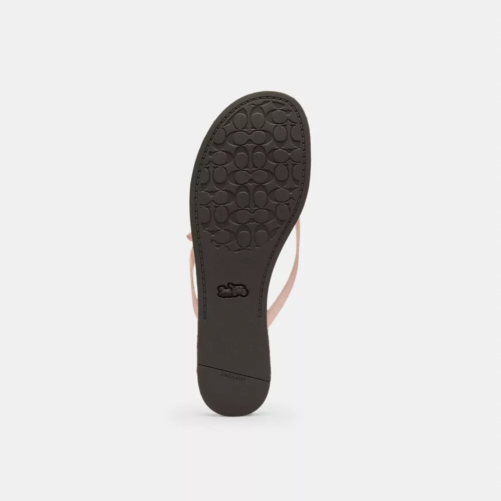 Flip-flops med rosett i Signature Jacquard
