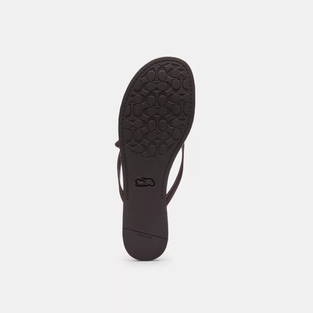 Flip-flops med rosett i Signature Jacquard