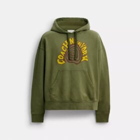 Garment-färgad spiral-luvtröja