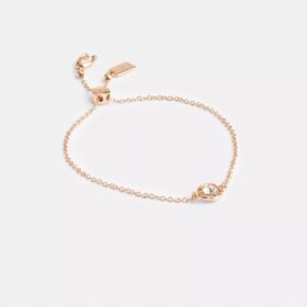 Halo Tea Rose-armband med justerbar längd