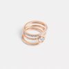 Halo Tea Rose-ringset