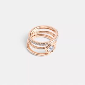 Halo Tea Rose-ringset