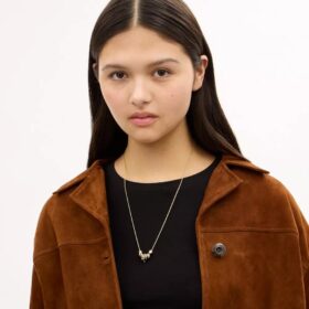 Halsband med blandade rondellhängen