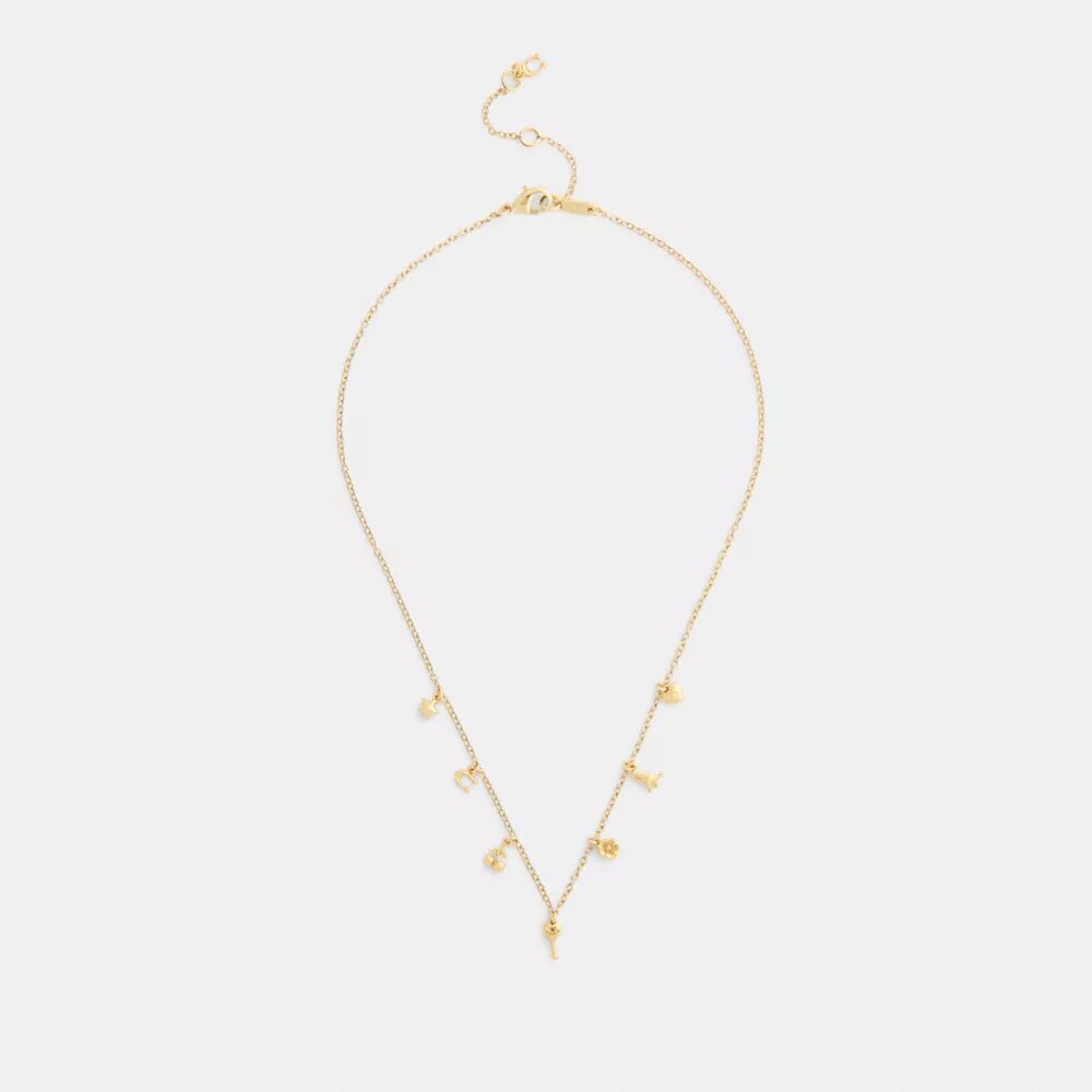 Halsband med mini-smycken