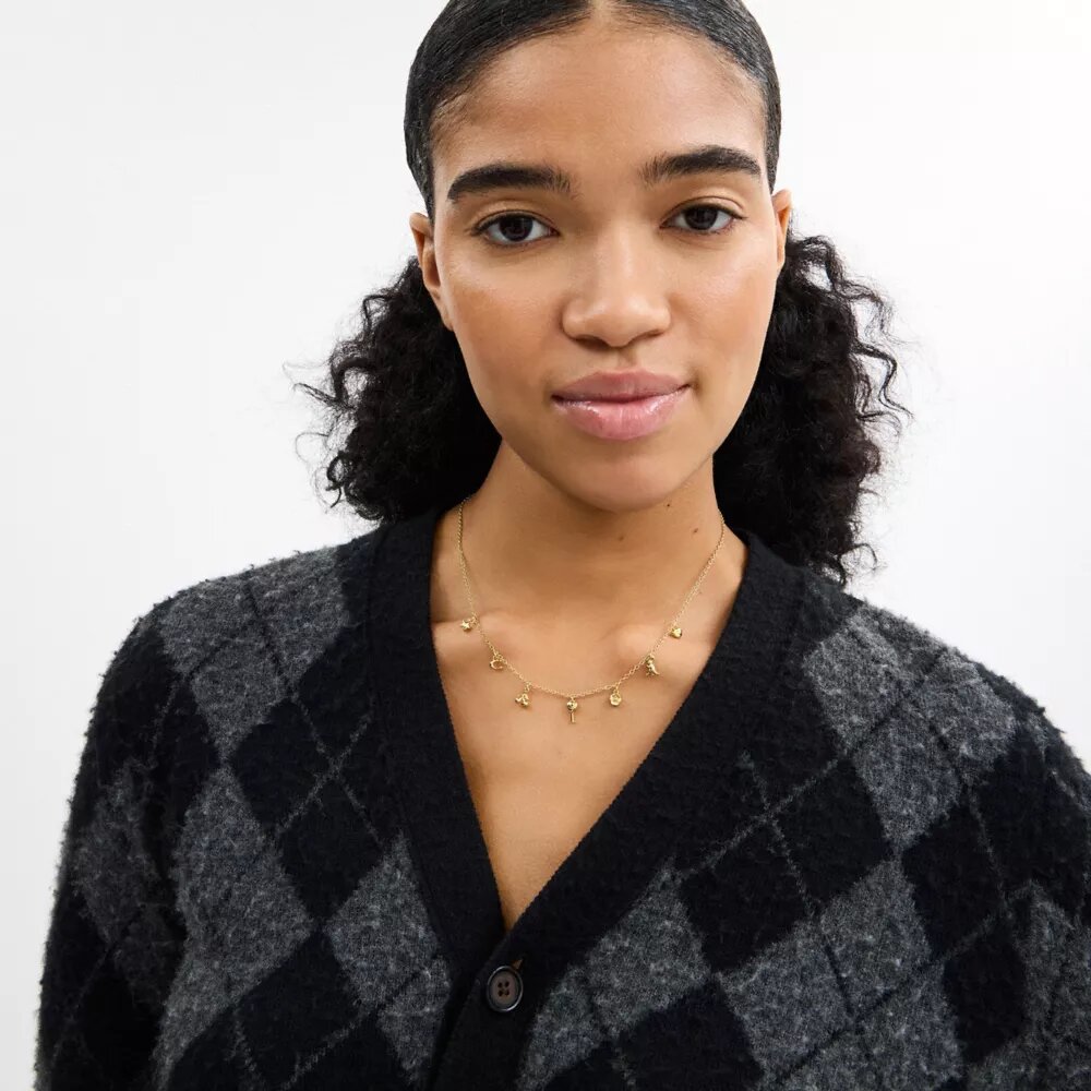 Halsband med mini-smycken