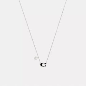 Halsband med signaturhjärta i emalj