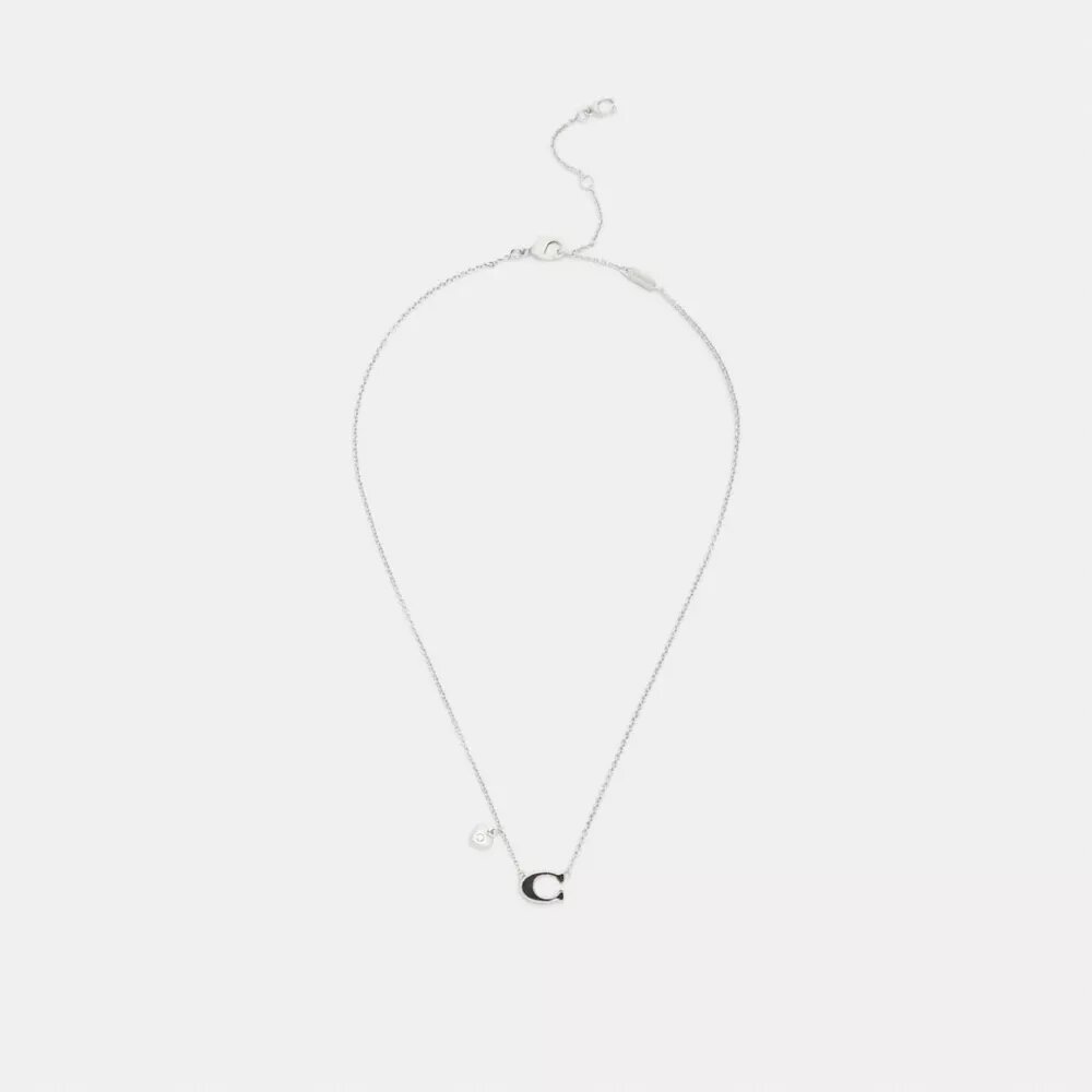 Halsband med signaturhjärta i emalj