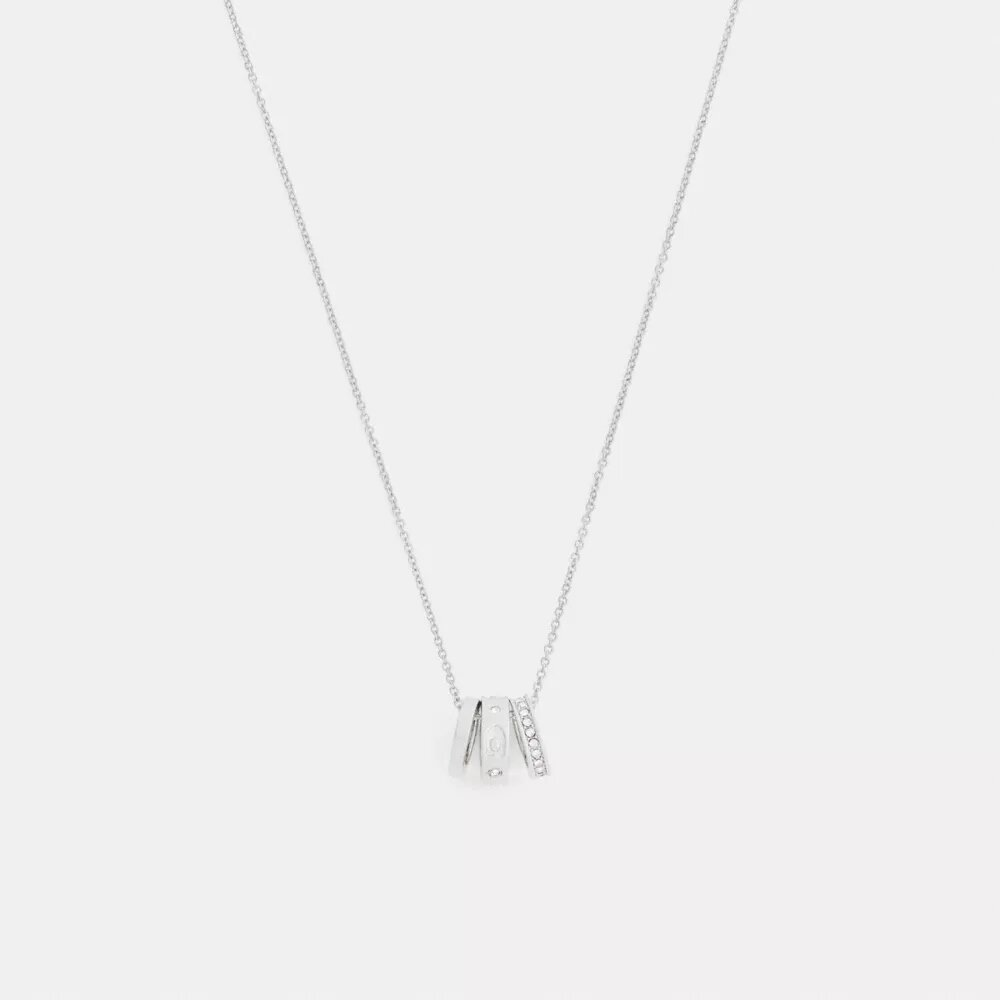 Halsband med upprepade C-formade rondeller