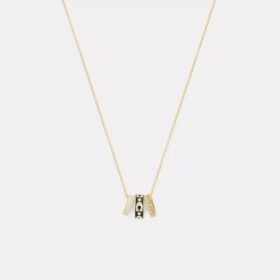 Halsband med upprepade C-formade rondeller
