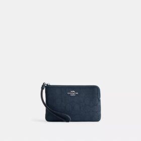 Handlovsväskor med hörnficka och dragkedja i Signature-jacquard