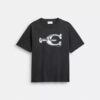 Hardware T-shirt i avslappnad passform av ekologisk bomull