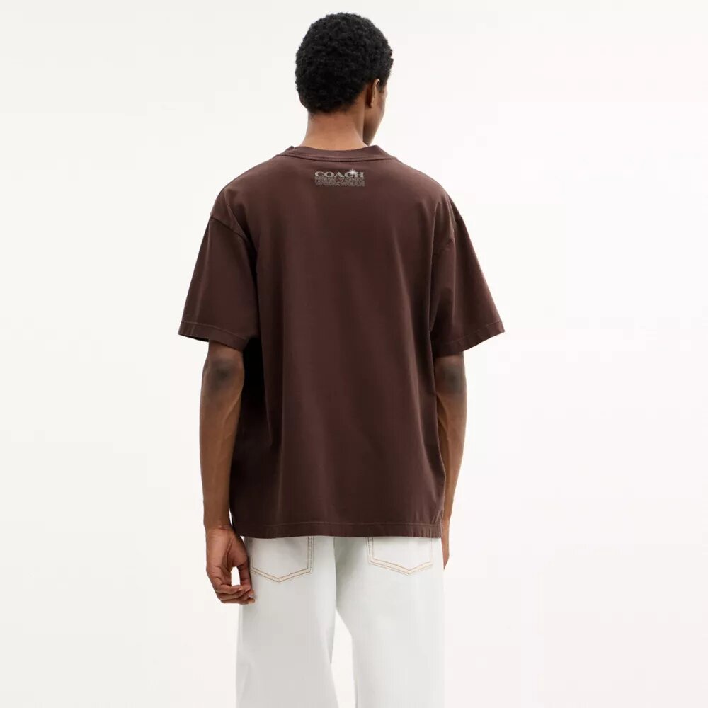 Hardware T-shirt i avslappnad passform av ekologisk bomull