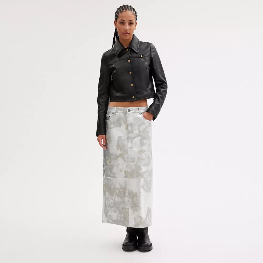 Heritage C-jackor med tryckknappar fram