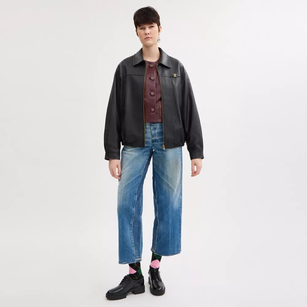Heritage C-plakett – Oversized läderjackor