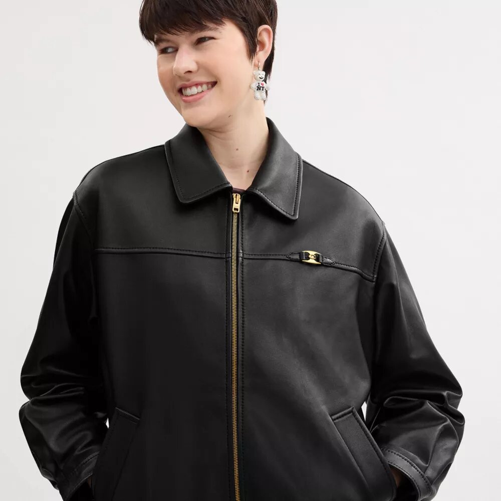 Heritage C-plakett – Oversized läderjackor