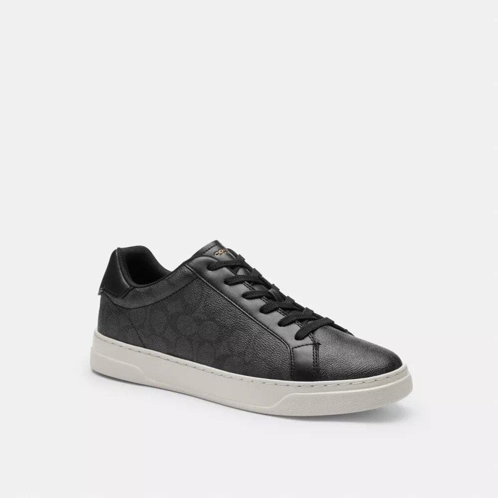 Höga sneakers i Signature Canvas