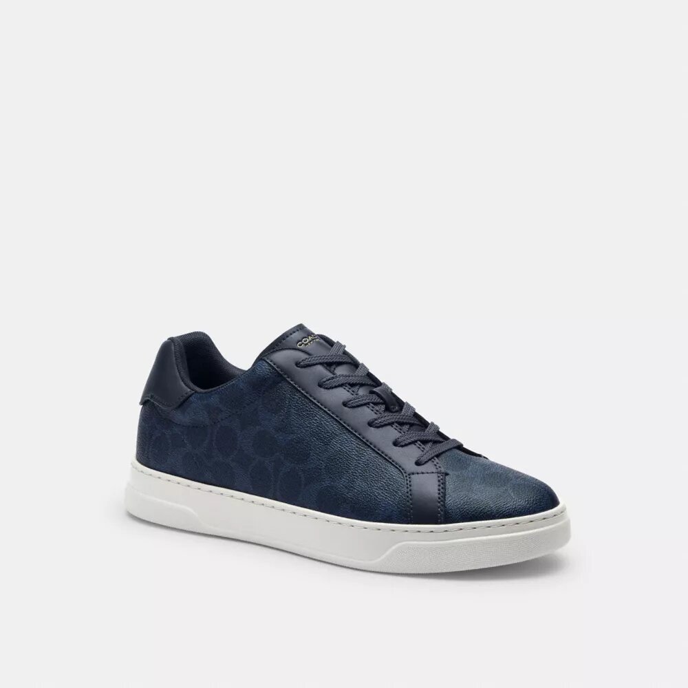 Höga sneakers i Signature Canvas