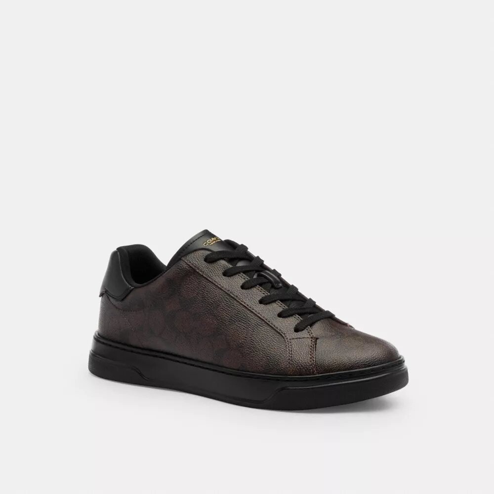 Höga sneakers i Signature Canvas