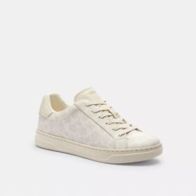 Höga sneakers i Signature Canvas