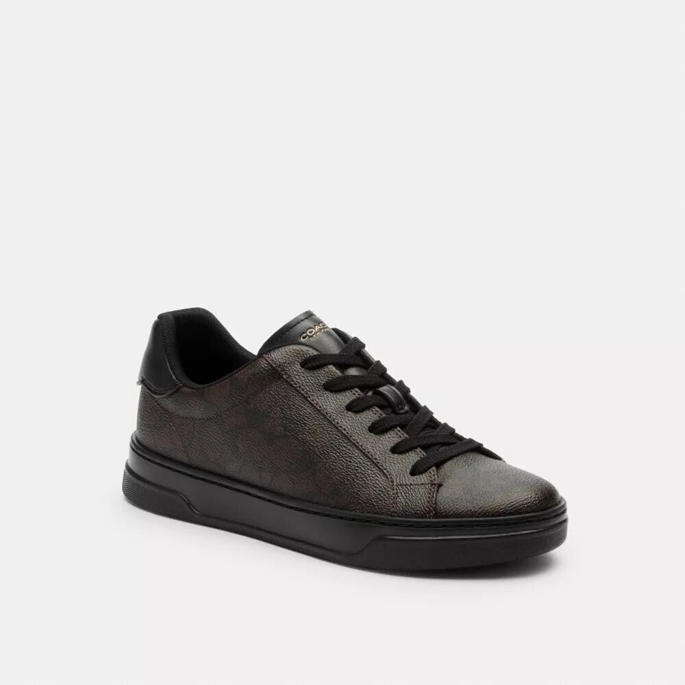 Höga sneakers i Signature Canvas
