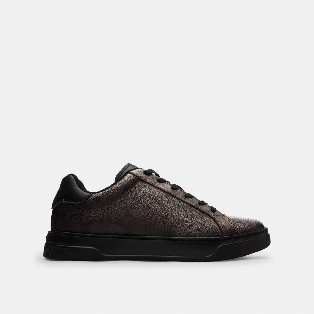 Höga sneakers i Signature Canvas