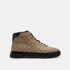 High Line höga sneakers i Signature Canvas