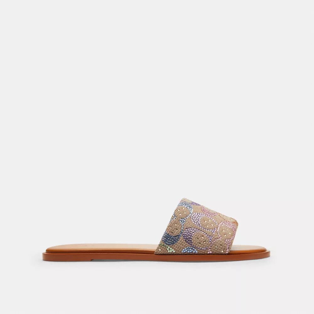 Holly-sandaler i Crystal Signature-jacquard