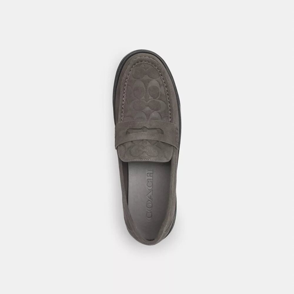 Hybridloafers med signaturmönster