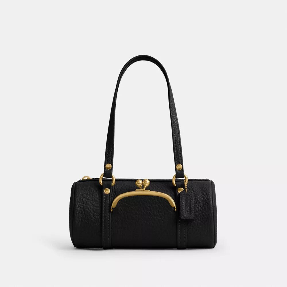 Kisslock Barrel Bag 28