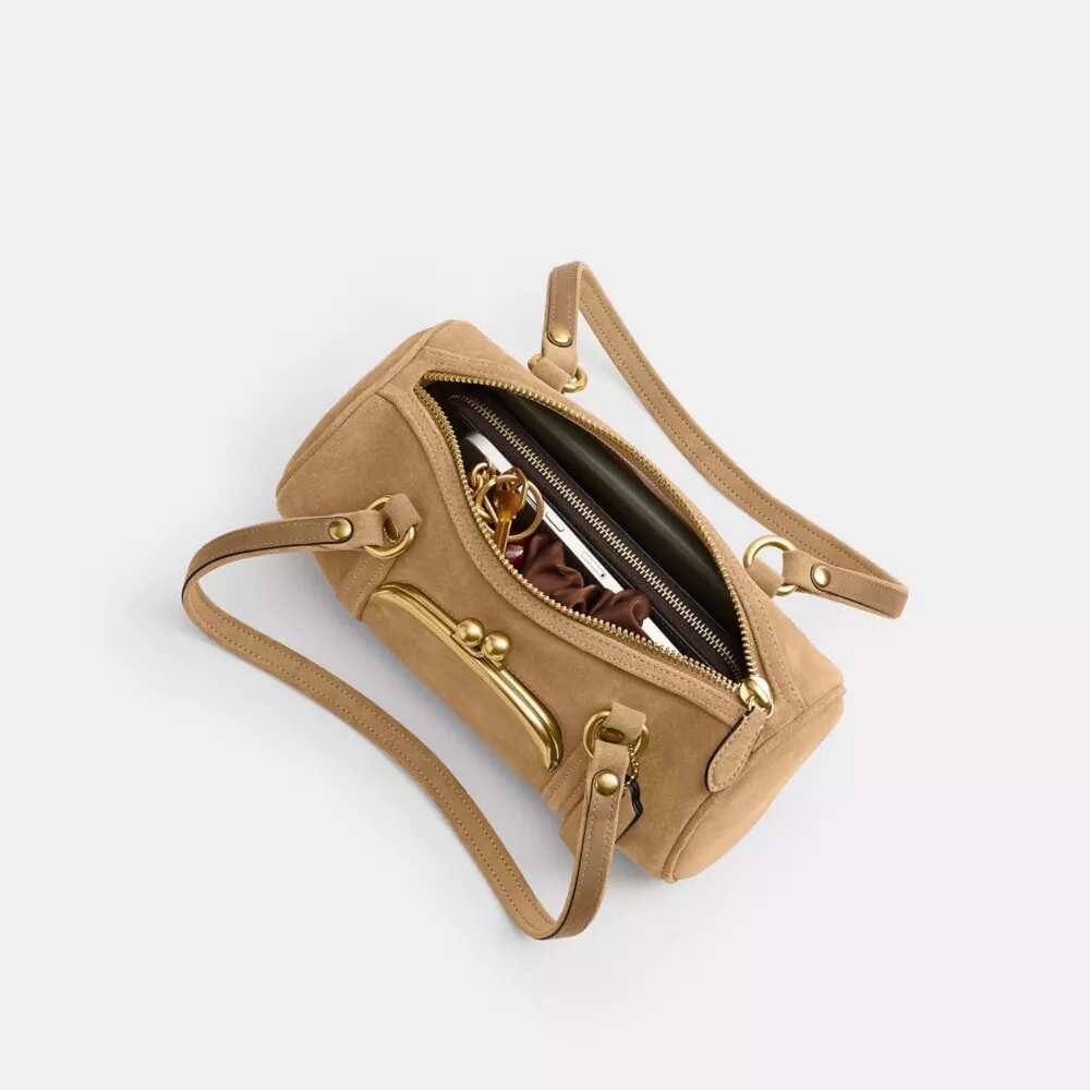 Kisslock Barrel Bag 28