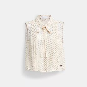 Kort ärmlös blus