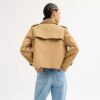 Kort trenchcoat med signaturkrage