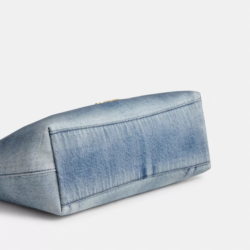 Laurel axelremsväskor i Loved Denim med smycken