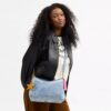 Laurel axelremsväskor i Loved Denim med smycken