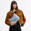 Laurel axelremsväskor i Loved Denim med smycken