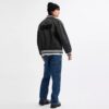 Läderjackor i varsity-stil